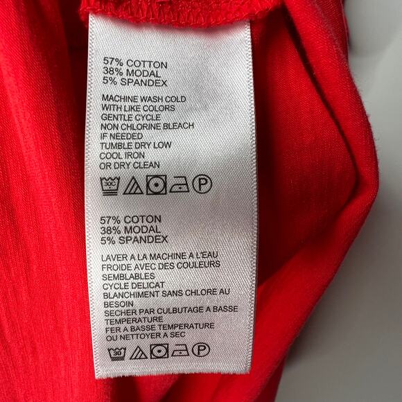 Tommy Bahama Red Embroidery Collar Shift Mini Dress Size Small - Picture 5 of 8